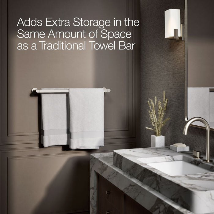 KOHLER K-73144 Composed 24" double towel bar