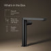 KOHLER K-73159-7 Composed Tall single-handle bathroom sink faucet with Cylindrical handle, 1.2 gpm, matte black - view 5
