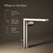 KOHLER K-73159-7 Composed Tall single-handle bathroom sink faucet with Cylindrical handle, 1.2 gpm, vibrant brushed...