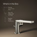 KOHLER K-73167-4 Composed Single-handle bathroom sink faucet with Lever handle, 1.2 gpm, vibrant polished nickel - view 5