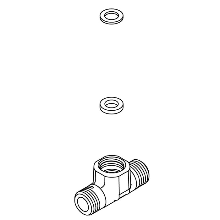 KOHLER K-73858-RP Tee Assembly