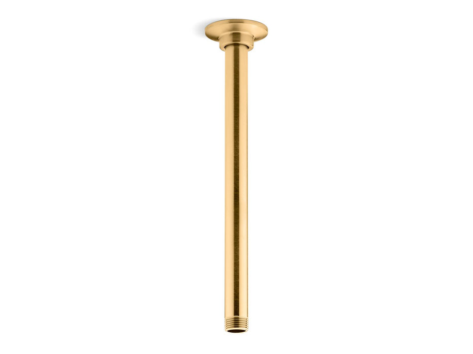 KOHLER KOHLER K-7392 12" ceiling-mount single-function rainhead arm and flange