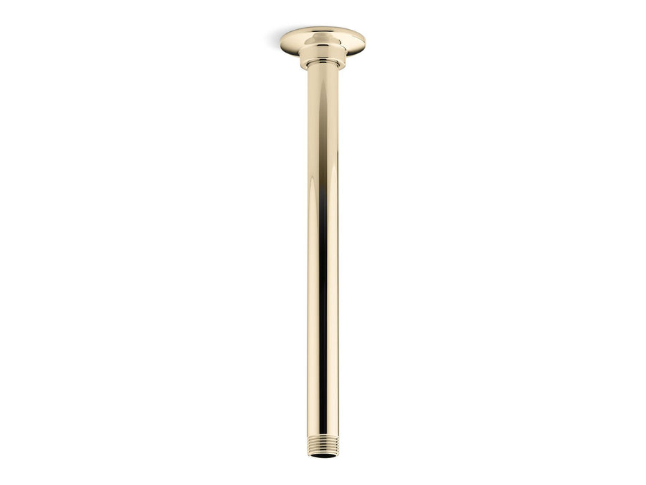 KOHLER KOHLER K-7392 12" ceiling-mount single-function rainhead arm and flange