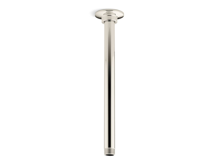 KOHLER KOHLER K-7392 12" ceiling-mount single-function rainhead arm and flange