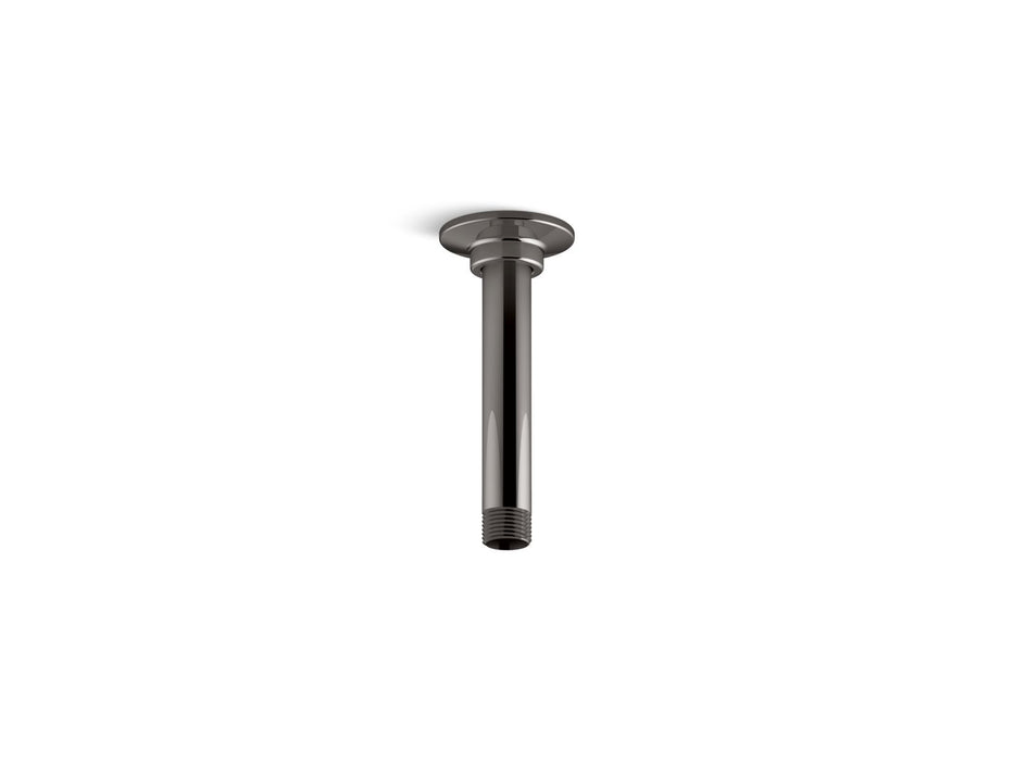 KOHLER 6" ceiling-mount single-function rainhead arm and flange