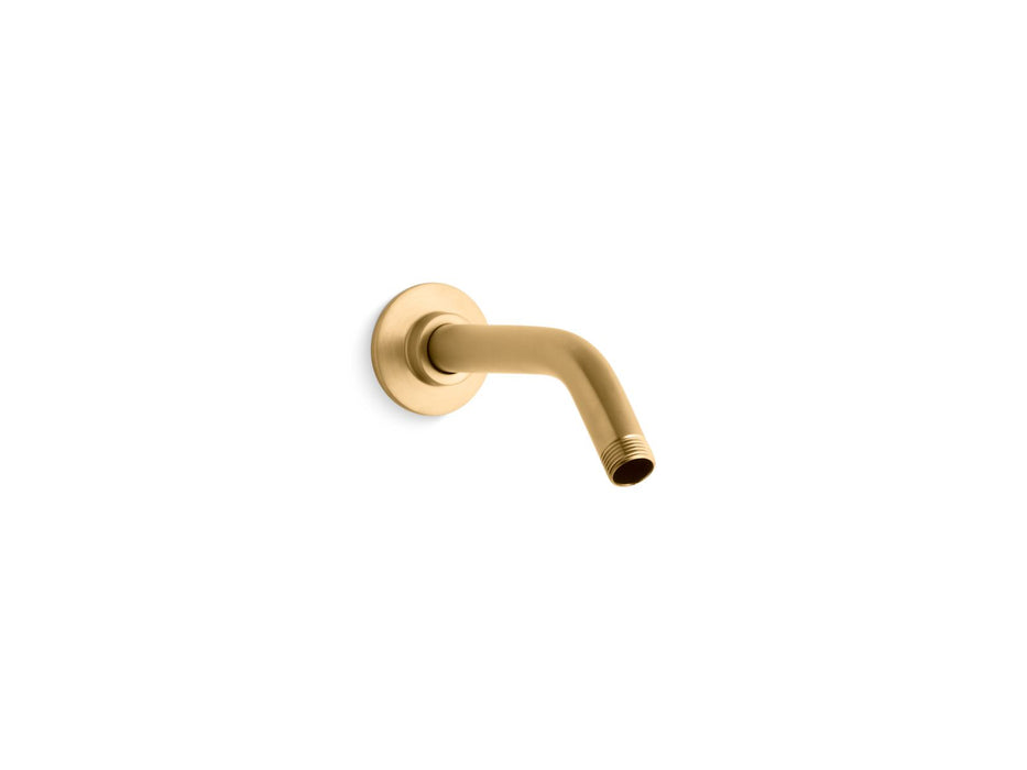 KOHLER K-7397 MasterShower Shower arm and flange,7-1/2" long, vibrant brushed moderne brass