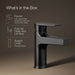 KOHLER K-74013-4 Taut Single-handle bathroom sink faucet, 1.2 gpm, matte black - view 5