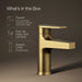 KOHLER K-74013-4 Taut Single-handle bathroom sink faucet, 1.2 gpm, vibrant brushed moderne brass - view 5