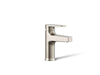 KOHLER K-74013-4 Taut Single-handle bathroom sink faucet, 1.2 gpm, vibrant brushed nickel