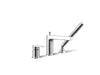 Kohler Taut Deck-mount bath faucet with handshower