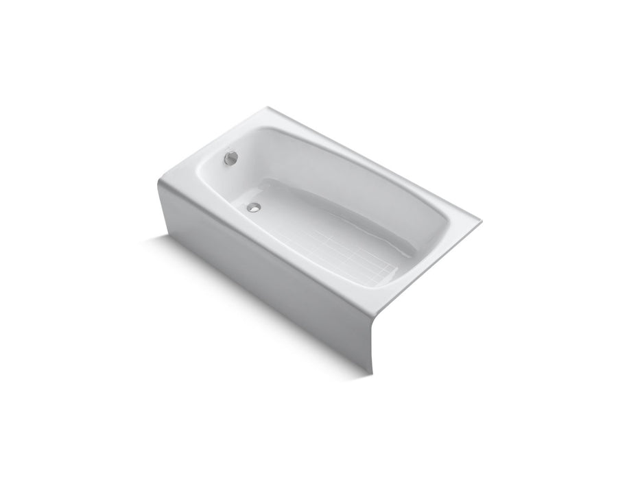 KOHLER K-745 Seaforth 54" x 30-1/4" Alcove Bath, Left Drain