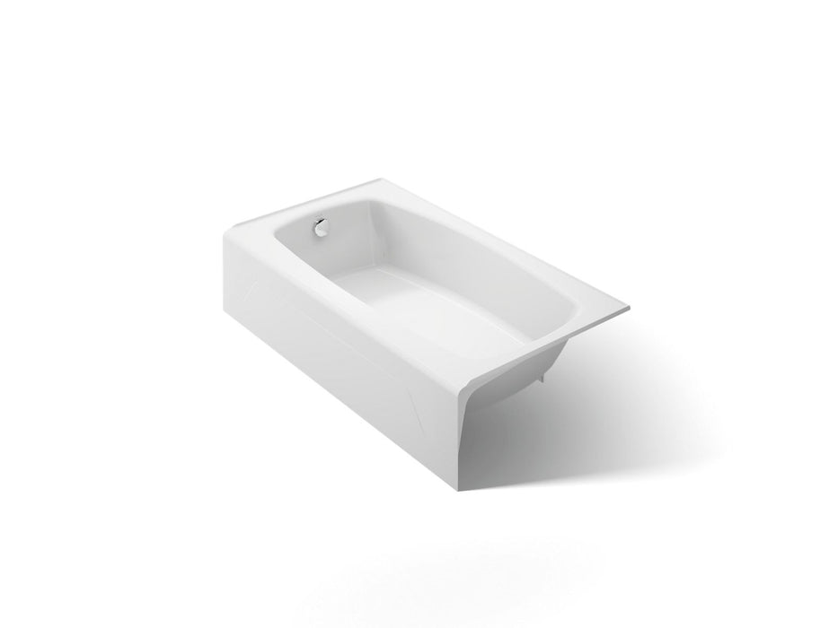 KOHLER K-745 Seaforth 54" x 30-1/4" Alcove Bath, Left Drain