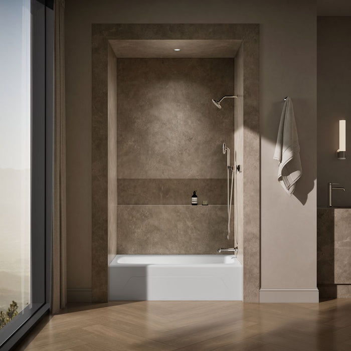 KOHLER Seaforth 54" x 30-1/4" alcove bath, right drain