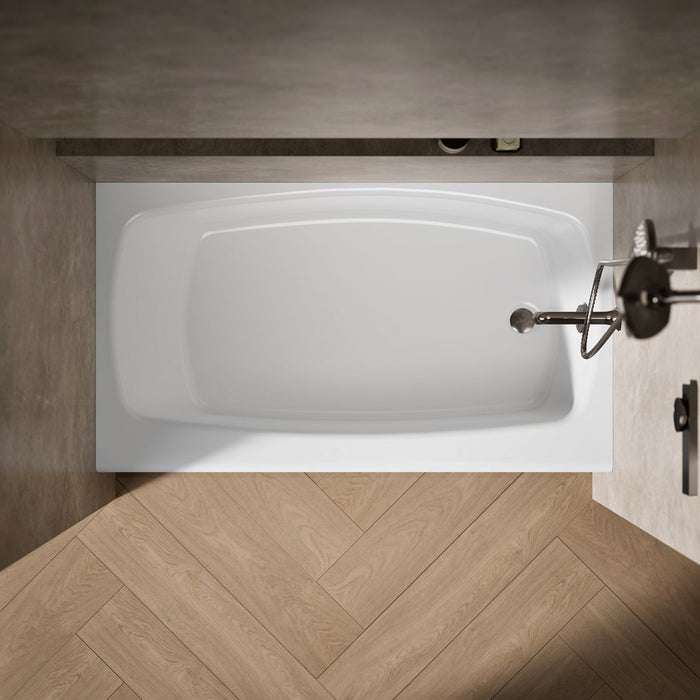 KOHLER Seaforth 54" x 30-1/4" alcove bath, right drain