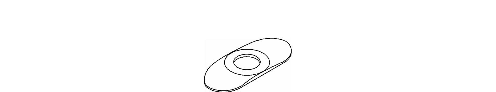 KOHLER K-75017 Escutcheon, Small