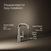 KOHLER Purist Single-handle bar sink faucet