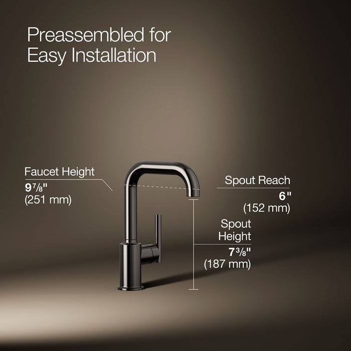 KOHLER K-7509 Purist Single-handle bar sink faucet