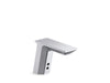 Kohler Geometric Touchless single-hole lavatory faucet with Insight sensor technology, HES-powered, less drain, 0.35 gpm