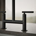 Kohler Purist Two-hole bridge kitchen sink faucet