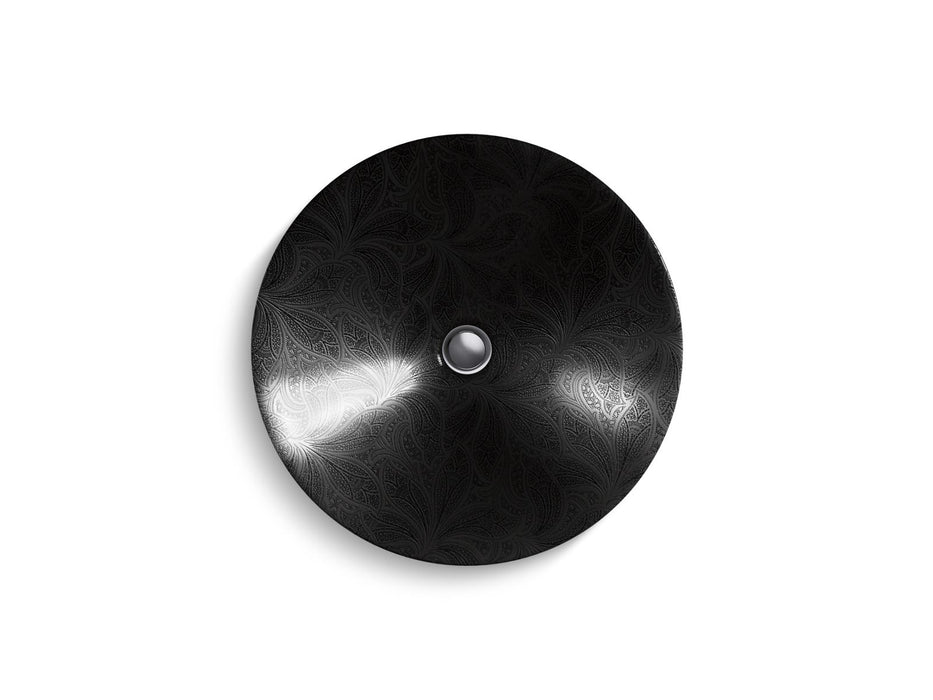 KOHLER K-75748-FP2 Sartorial 17-1/2" round drop-in bathroom sink, no overflow