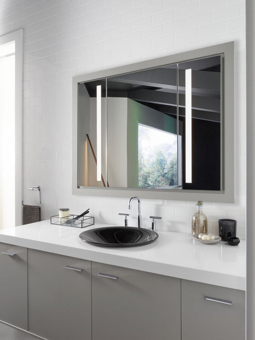 KOHLER K-75748-HD2 Sartorial 17-1/2" round drop-in bathroom sink, no overflow
