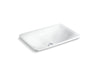 KOHLER K-75749-HD1 Sartorial 21" rectangular drop-in bathroom sink, no overflow