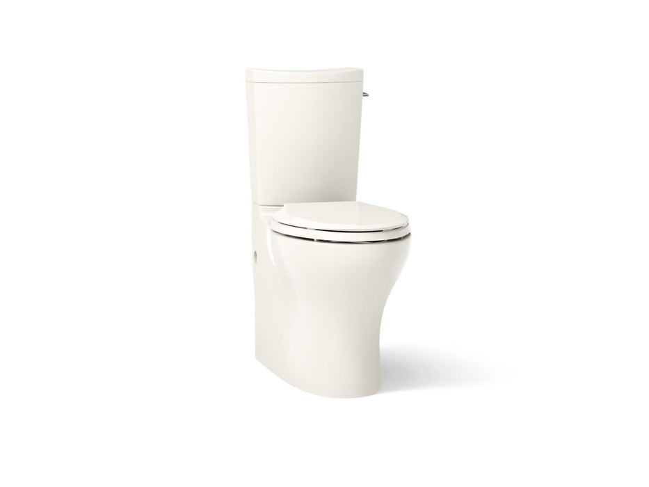 KOHLER K-75790-RA Persuade Two-piece elongated toilet with skirted trapway, dual-flush