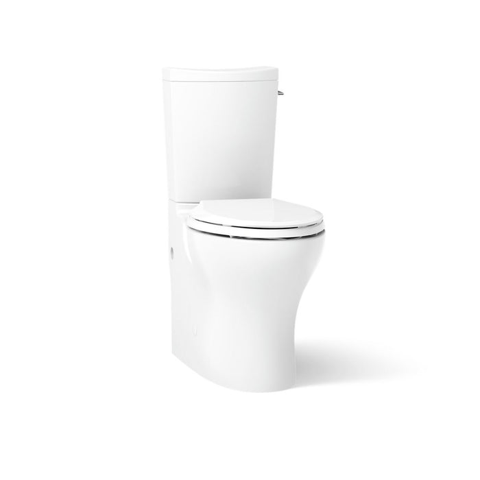 KOHLER K-75790-RA Persuade Two-piece elongated toilet with skirted trapway, dual-flush