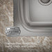 KOHLER KOHLER K-75791-1 Verse 33" top-/undermount double-bowl kitchen sink