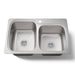 KOHLER KOHLER K-75791-1 Verse 33" top-/undermount double-bowl kitchen sink