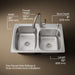 KOHLER K-75791-2PC All-In-One 33" top-/undermount double-bowl kitchen sink