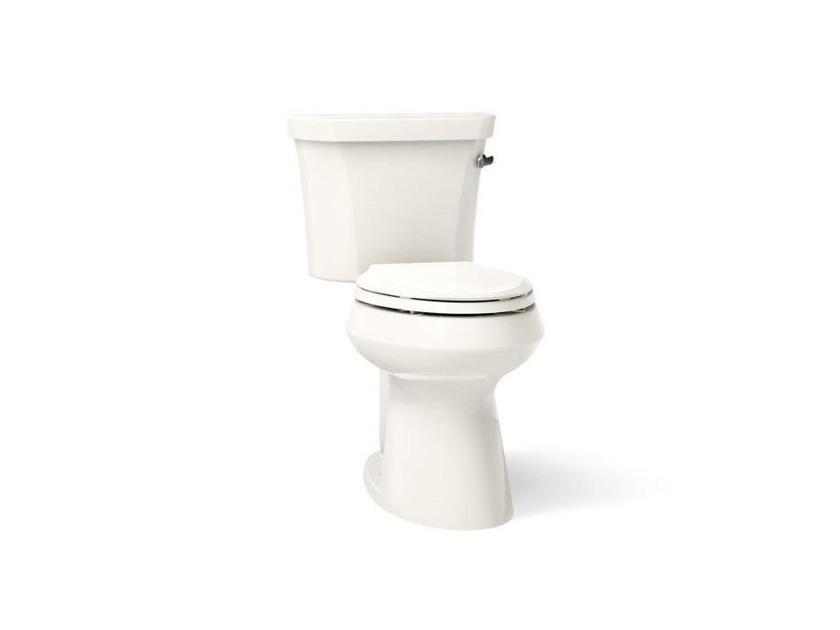 KOHLER K-76301-RA Highline Two-piece elongated toilet with concealed trapway, 1.28 gpf
