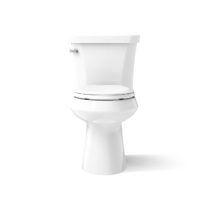 KOHLER K-76301 Highline Two-piece elongated toilet with concealed trapway, 1.28 gpf