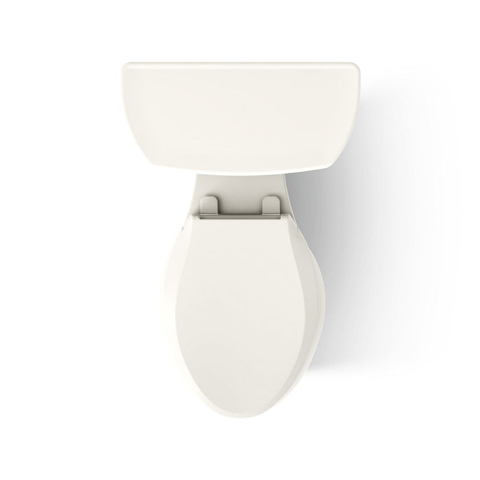 KOHLER K-76301-RA Highline Two-piece elongated toilet with concealed trapway, 1.28 gpf - Biscuit