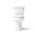 KOHLER K-76301-RA Highline Two-piece elongated toilet with concealed trapway, 1.28 gpf - White