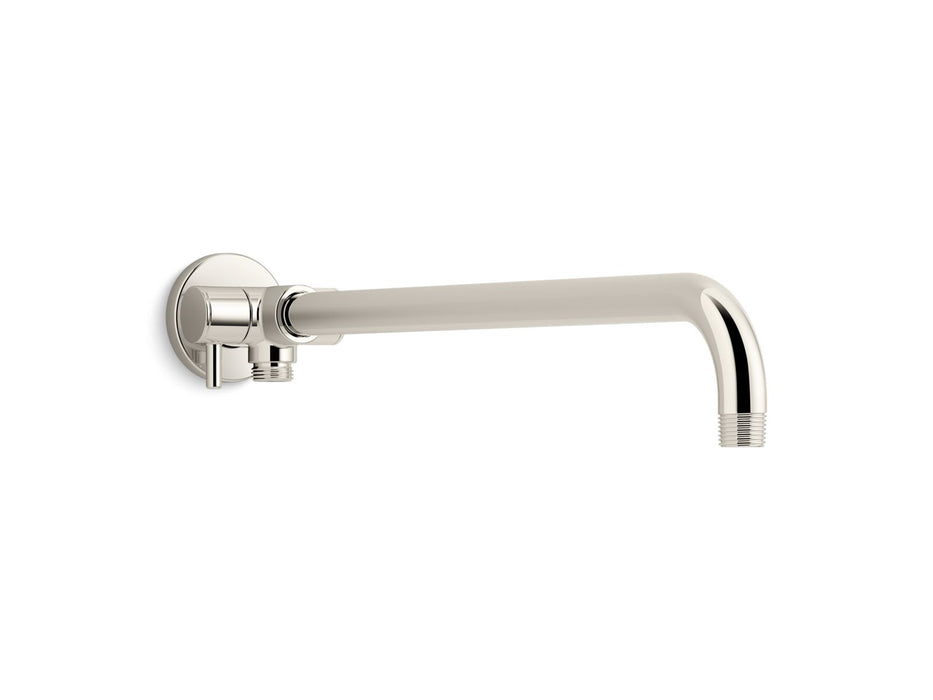 KOHLER K-76333 Wall-mount arm for rainhead/showerhead and handshower with 2-way diverter, vibrant polished nickel