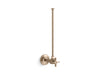 KOHLER 3/8" NPT angle supply with stop and annealed vertical tube
