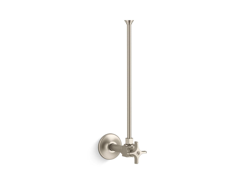 KOHLER 3/8" NPT angle supply with stop and annealed vertical tube
