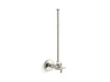 KOHLER 3/8" NPT angle supply with stop and annealed vertical tube