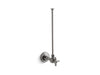KOHLER 3/8" NPT angle supply with stop and annealed vertical tube
