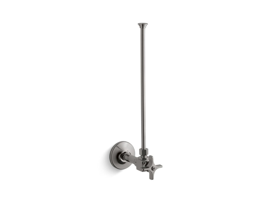 KOHLER 3/8" NPT angle supply with stop and annealed vertical tube