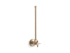 KOHLER 1/2" NPT angle supply with stop with cross handle and annealed vertical tube