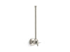 KOHLER 1/2" NPT angle supply with stop with cross handle and annealed vertical tube