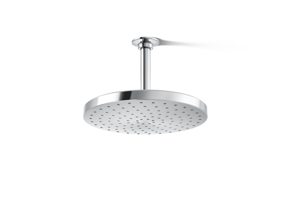 KOHLER K-76465-Y Awaken 10" single-function rainhead, 2.5 gpm, polished chrome