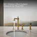Kohler Artifacts Three-hole bridge bar sink faucet with side sprayer
