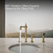 Kohler Artifacts Three-hole bridge bar sink faucet with side sprayer
