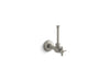 KOHLER 1/2" angle supply with stop, cross handle and rigid vertical tube