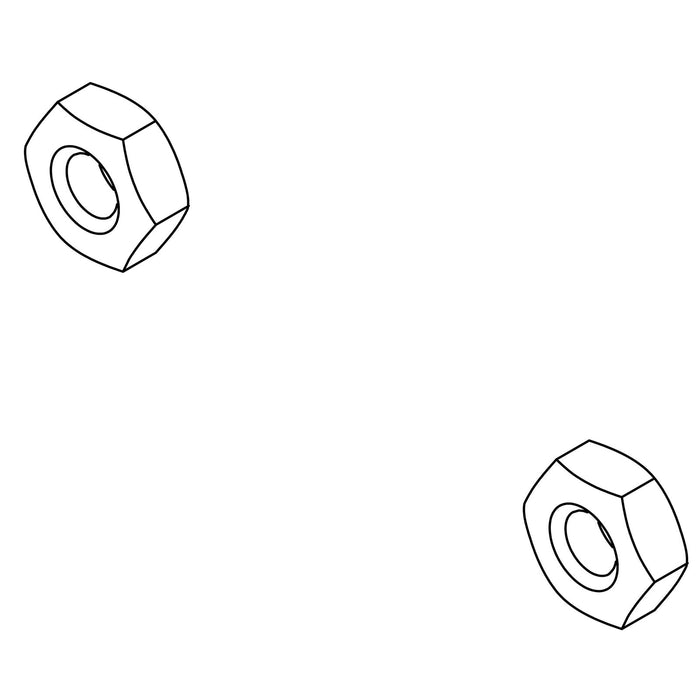 KOHLER K-76636 Nut, Hex, 6-32