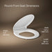 KOHLER K-7673 Cachet Quiet-Close Round-front Toilet Seat