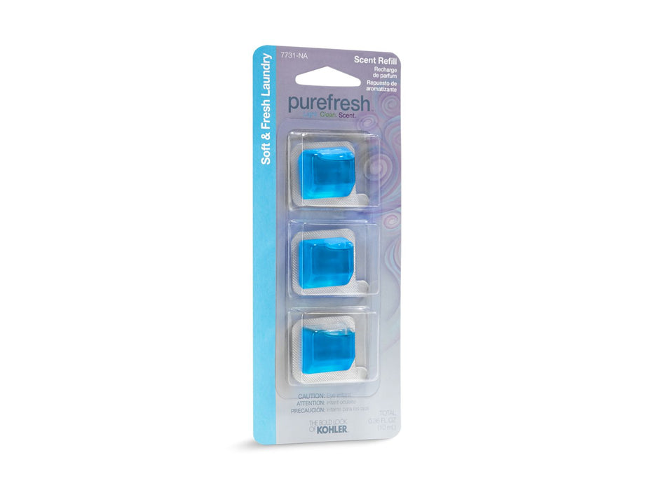 KOHLER K-7731 Refill scent packs for Purefresh toilet seat, Soft & Fresh Laundry